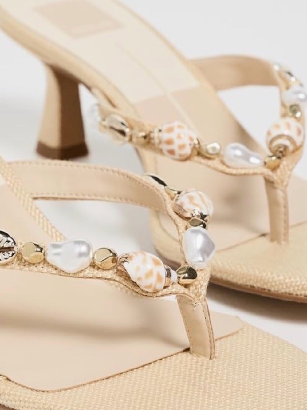 Dolce Vita Daksie Beaded Kitten Heel Sandal - Picture 3 of 3